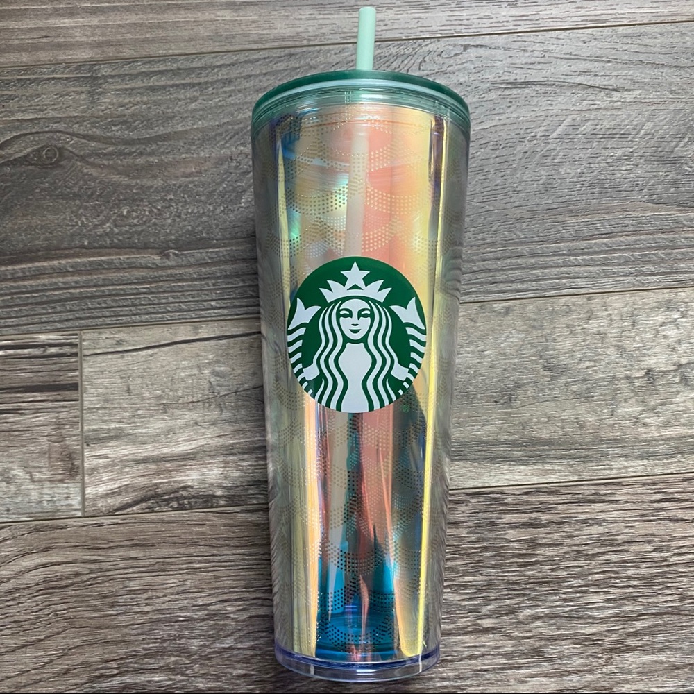Starbucks Iridescent Mermaid Scales Tumbler 24oz